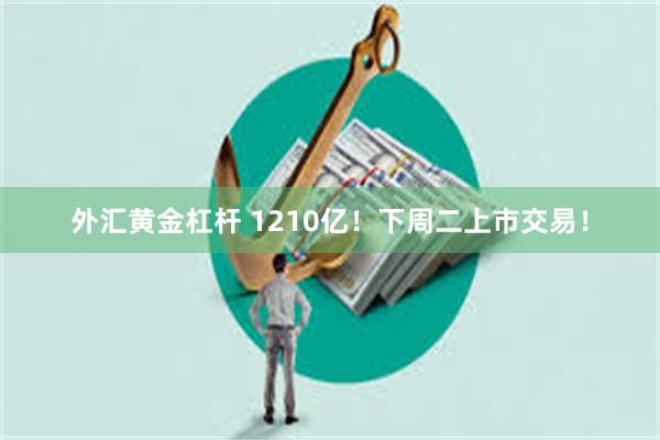 外汇黄金杠杆 1210亿！下周二上市交易！