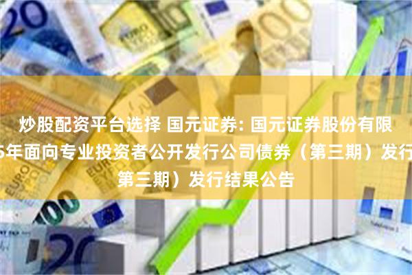炒股配资平台选择 国元证券: 国元证券股份有限公司2025年面向专业投资者公开发行公司债券（第三期）发行结果公告